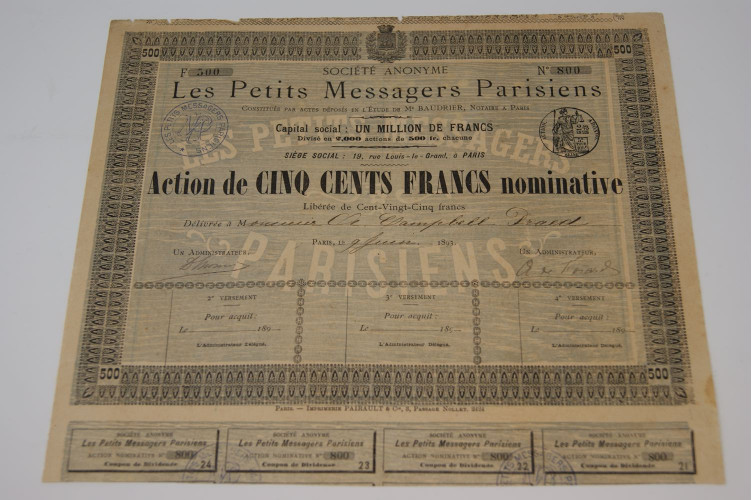 Société anonyme Les Petits Messagers...