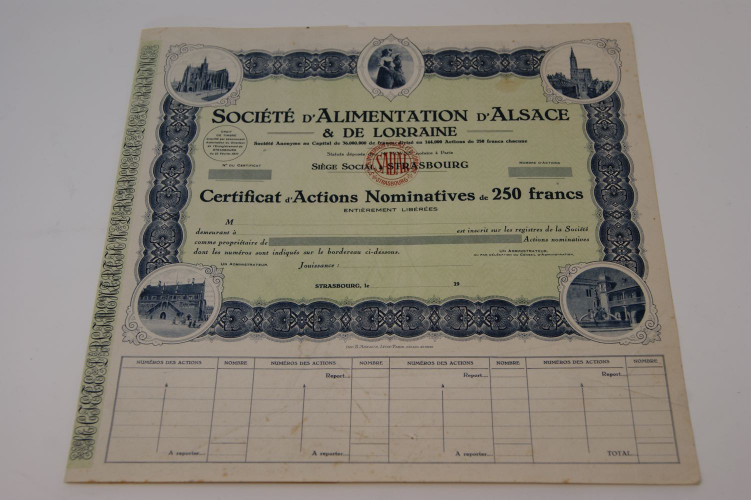 Société dAlimentation d'Alsace & de Lorraine