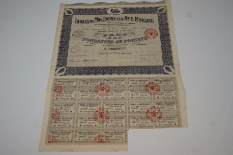 Tabacs de Macédoine et d'Asie Mineure