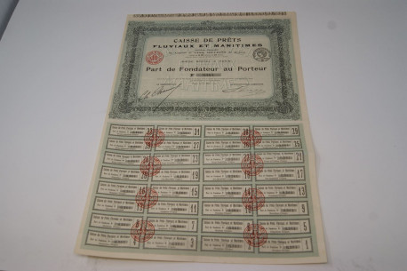 Caisse de prêts fluviaux et maritimes