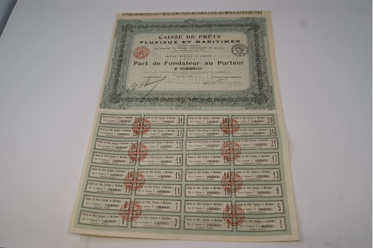 Caisse de prêts fluviaux et maritimes