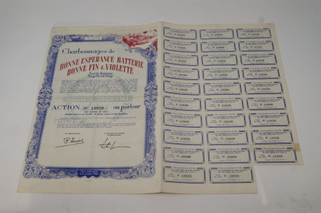 Charbonnages de bonne esperance batterie bonne fin & violette