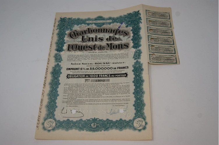 Charbonnages Unis de l'Ouest de Mons