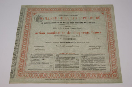 Compagnie anonyme houillère de la lys supérieure