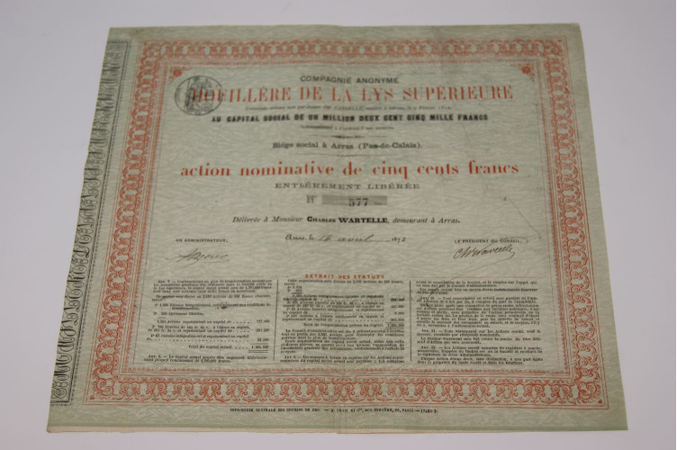 Compagnie anonyme houillère de la lys supérieure