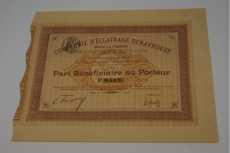 Compagnie d'éclairage Denayrouze