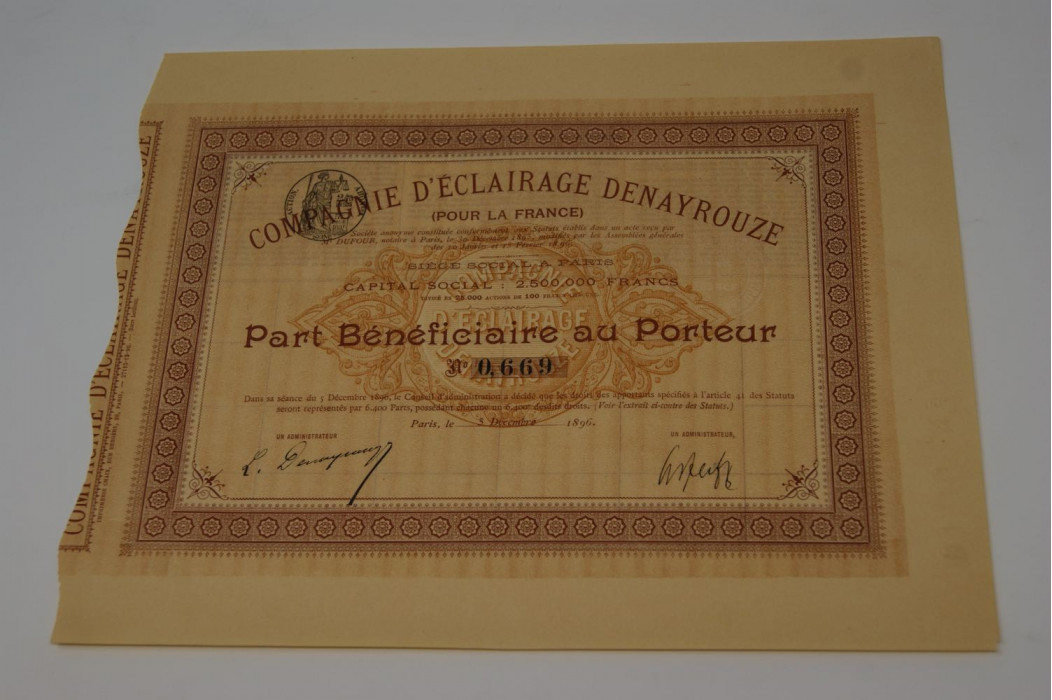 Compagnie d'éclairage Denayrouze