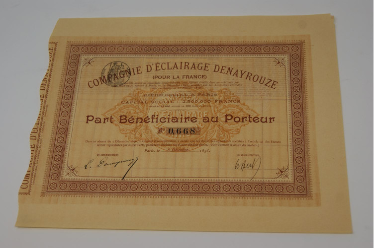 Compagnie d'éclairage Denayrouze