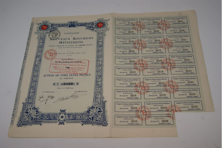 Compagnie des nouveaux bouchons métalliques