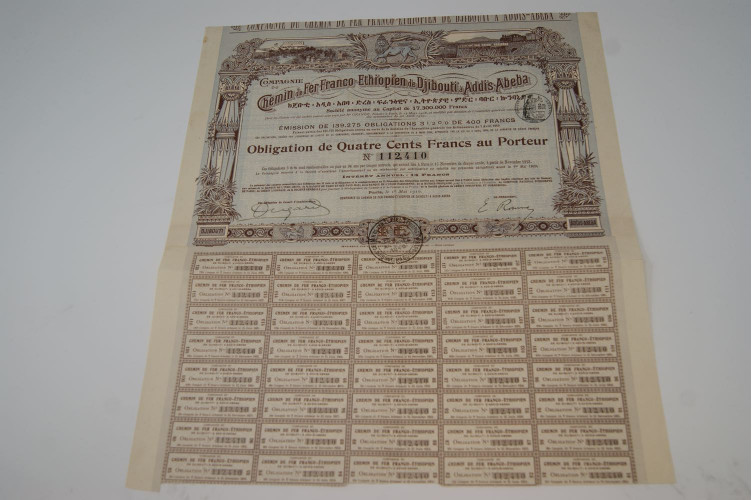 Compagnie du chemin de fer franco-éthiopien de Djibouti à Addis Abeba
