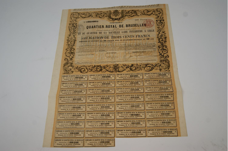 Compagnie du Quartier Royal de Bruxelles et du quartier de la nouvelle gare intérieure de Lille