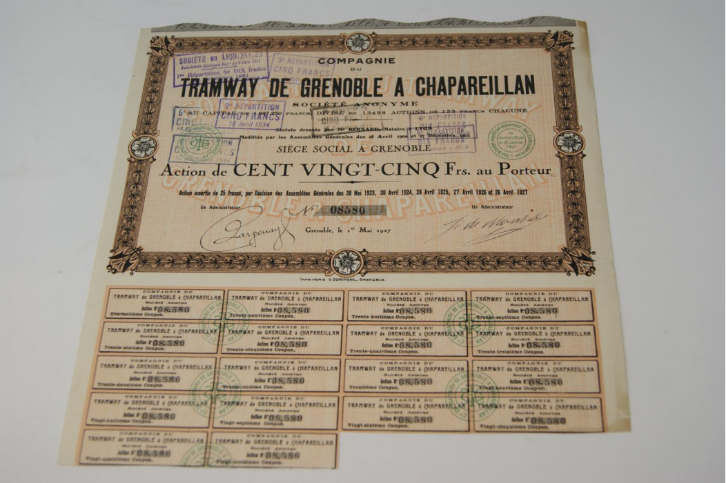 Compagnie du tramway de Grenoble à Chapareillan