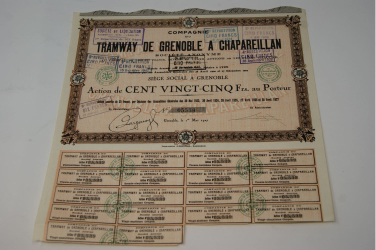 Compagnie du tramway de Grenoble à...