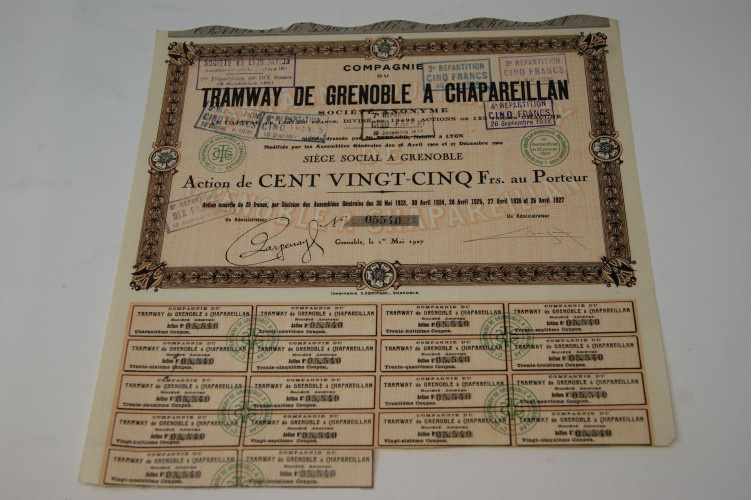 Compagnie du tramway de Grenoble à...