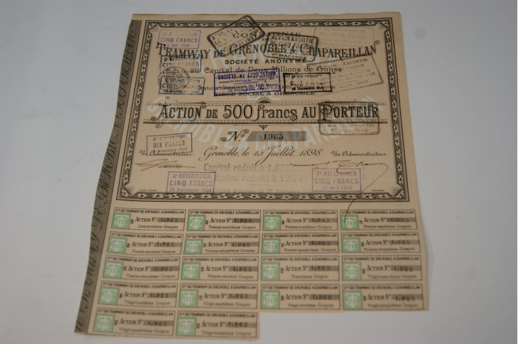 Compagnie du tramway de Grenoble à...