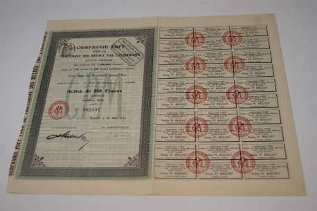 Compagnie Popp pour le traitement des métaux par l'éléctricité