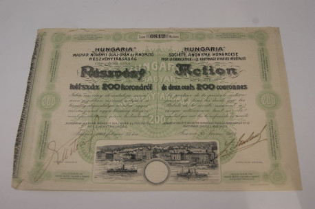 Hungaria Société anonyme hongroise pour la fabrication et le raffinage d'huiles végétales