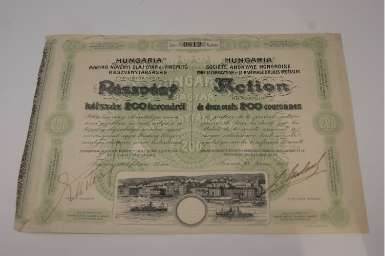 Hungaria Société anonyme hongroise pour la fabrication et le raffinage d'huiles végétales