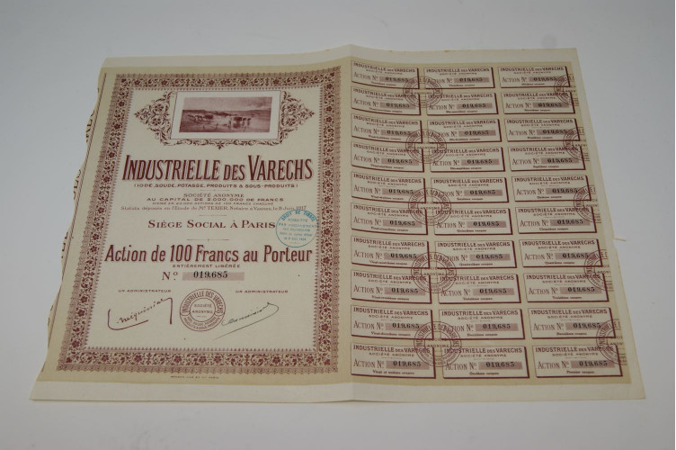 Industrielle des Varechs