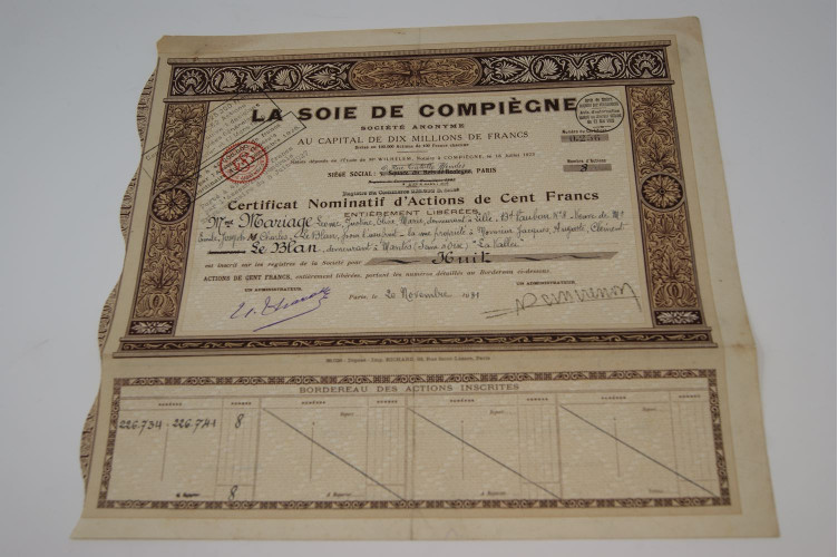 La soie de Compiègne