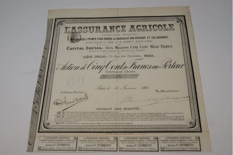 L'assurance agricole