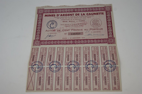 Mines d'argent de La Caunette