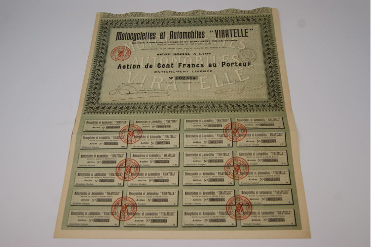 Motocyclettes et automobiles Viratelle