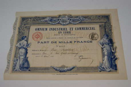 Omnium industriel et commercial en Syrie