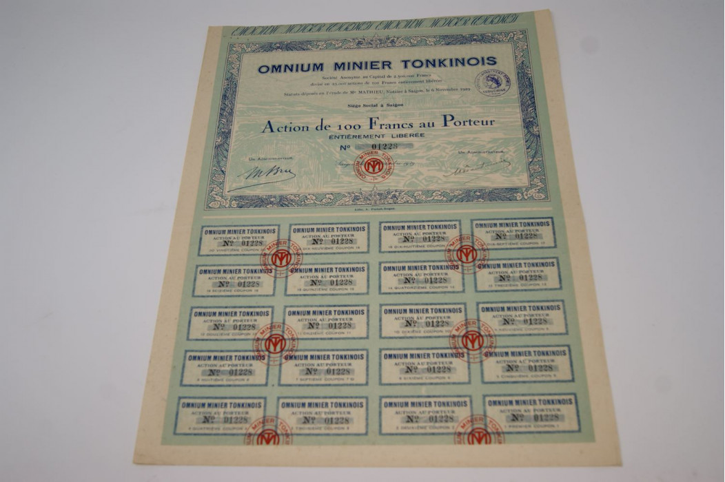 Omnium minier tonkinois