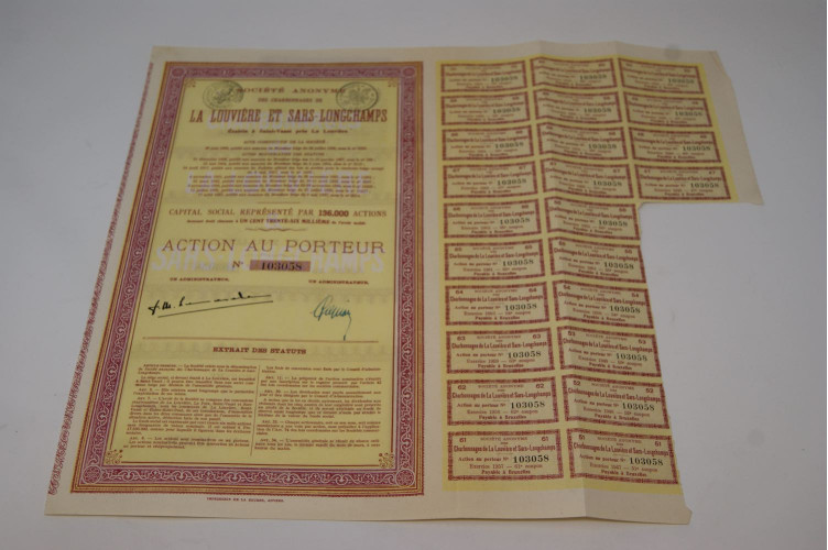 Société anonyme des charbonnages de la Louvière et Sars-Longchamps