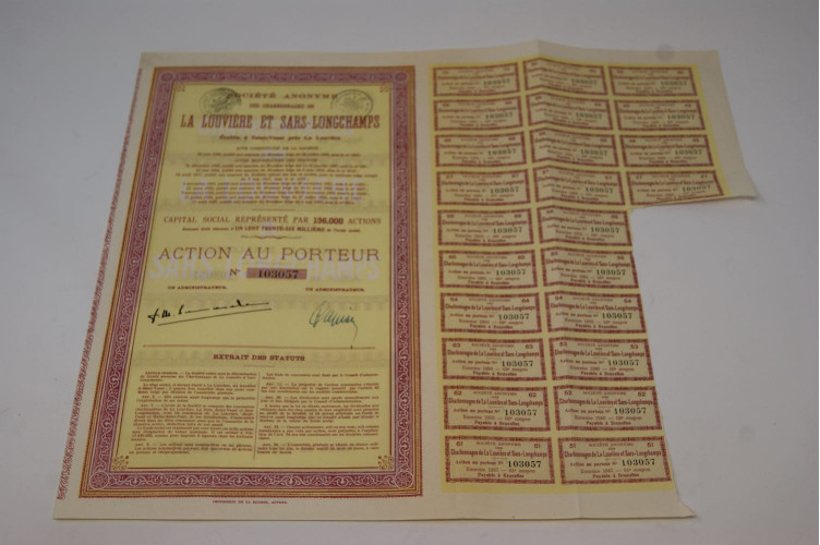 Société anonyme des charbonnages de...