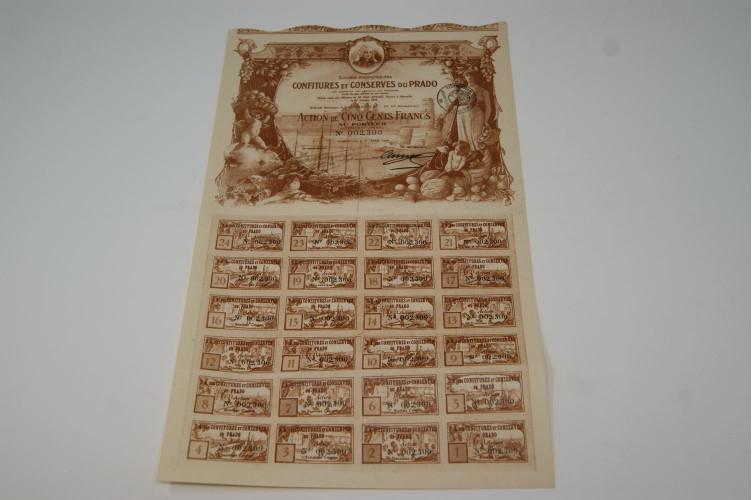 Société anonyme des confitures et conserves du Prado