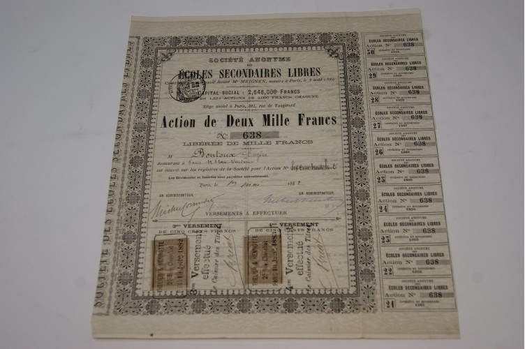 Société anonyme des écoles secondaires libres