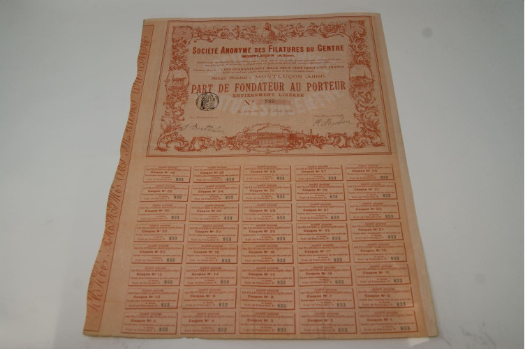 Société anonyme des filatures du centre