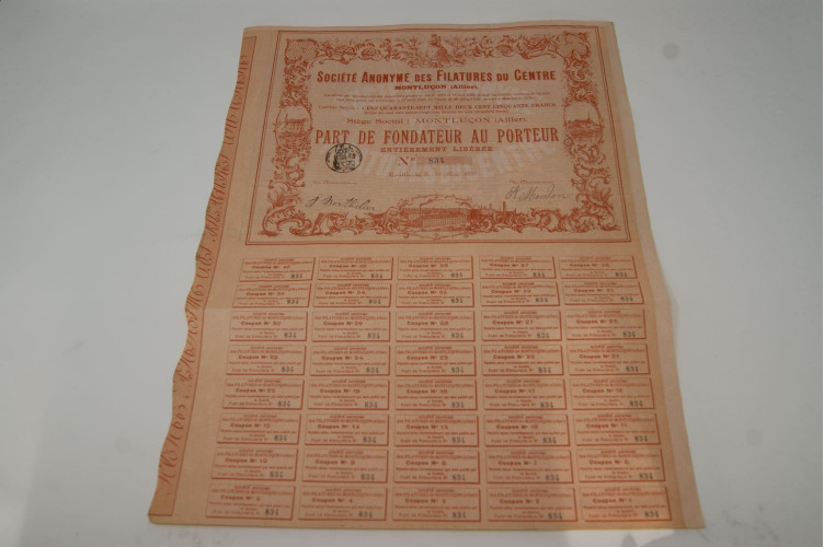 Société anonyme des filatures du centre