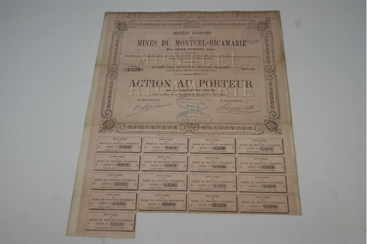 Société anonyme des mines du Montcel-Ricamarie