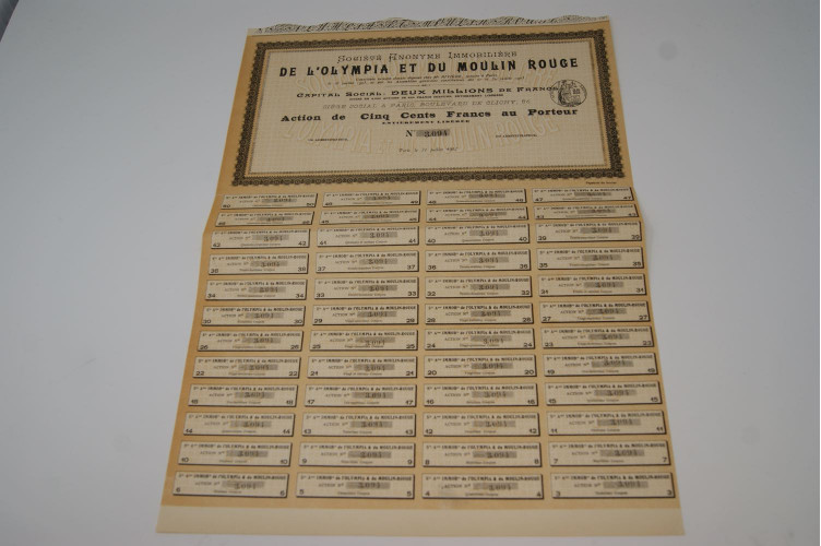 Société anonyme immobilière de l'Olympia et du Moulin Rouge