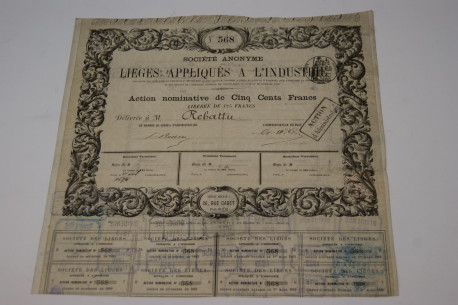 Société anonyme Lièges appliqués à l'industrie