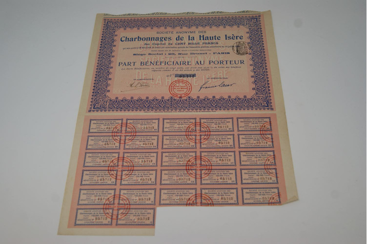 Société anonymee des charbonnages de la Haute Isère