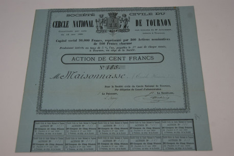 Société civile du cercle national de Tournon