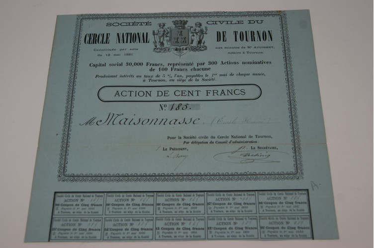Société civile du cercle national de Tournon