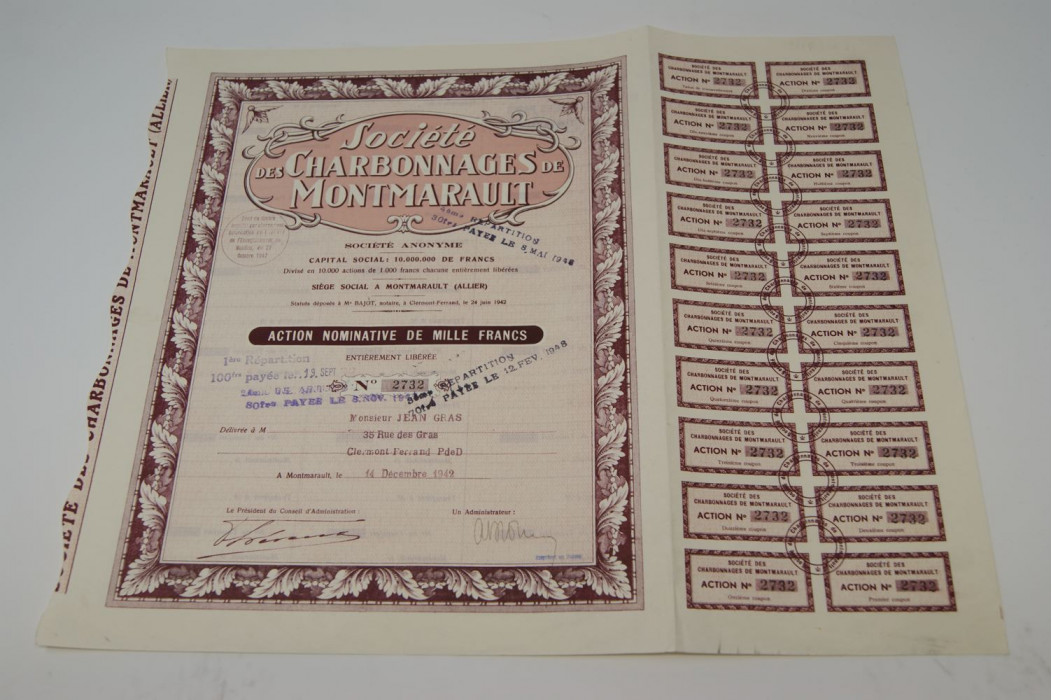 Société des charbonnages de Montmarault