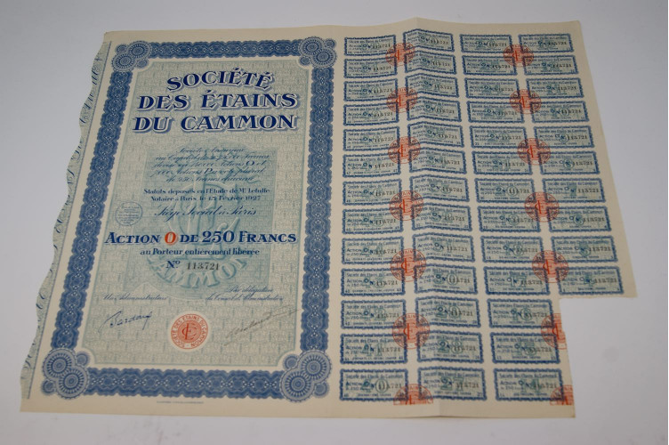 Société des étains du Cammon