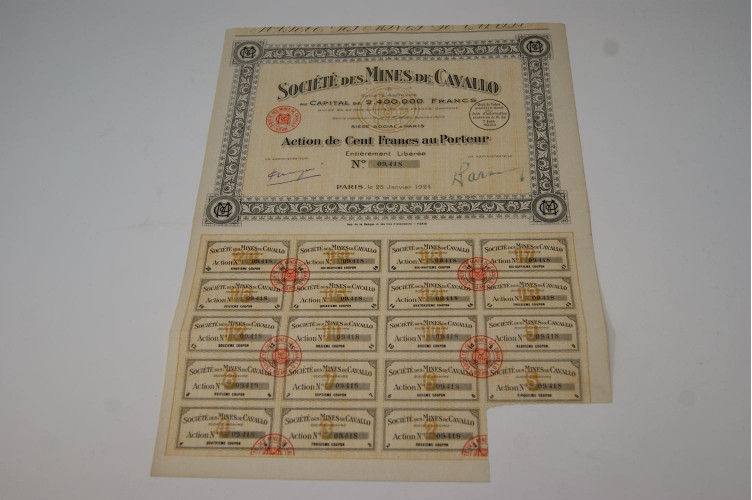 Société des mines de Cavallo