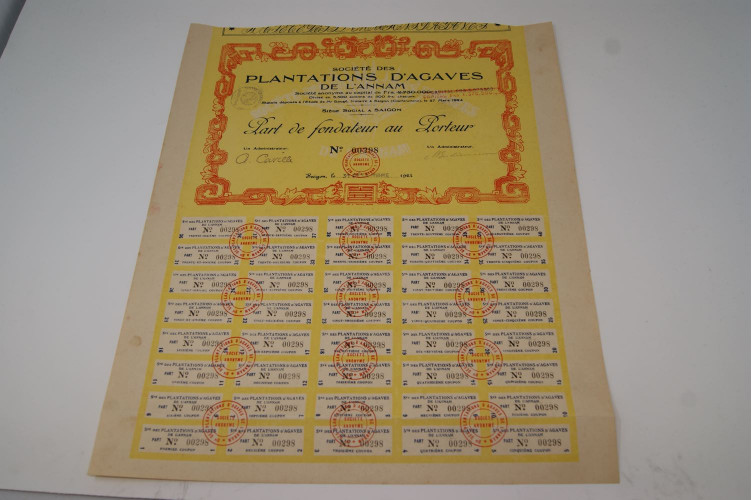 Société des plantations d'agaves de l'Annam