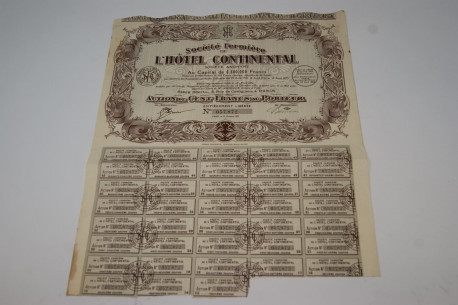 Société fermière de l'Hôtel Continental