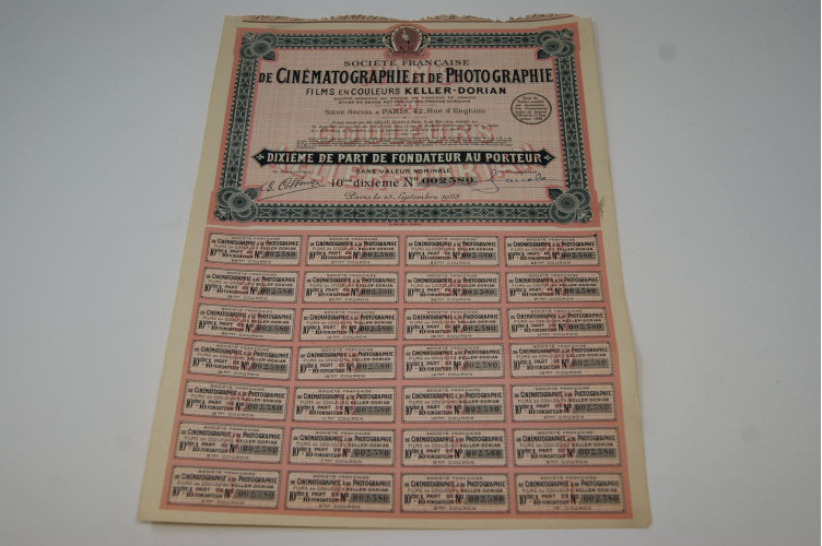 Société française de cinématographie...