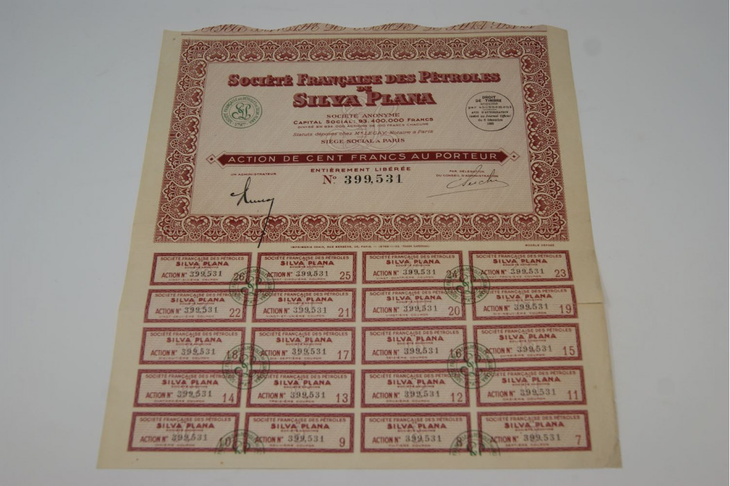 Société Française des pétroles de Silva Plana