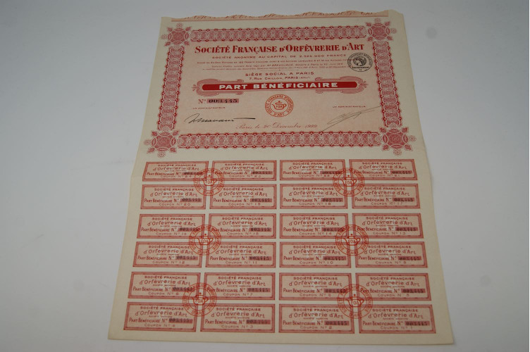 Société française d'orfèvrerie d'Art