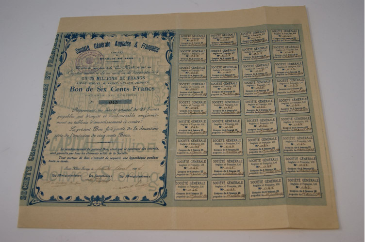 Société générale anglaise et française